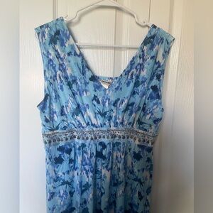 Blue Sundress with empire waist